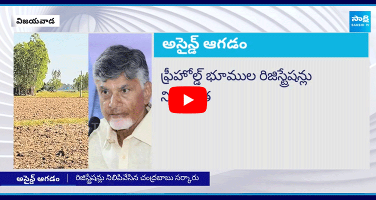 Chandrababu Naidu Decision On Assigned Lands In AP 3