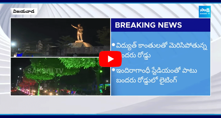 No Lighting At Dr BR Ambedkar Statue In Vijayawada 3