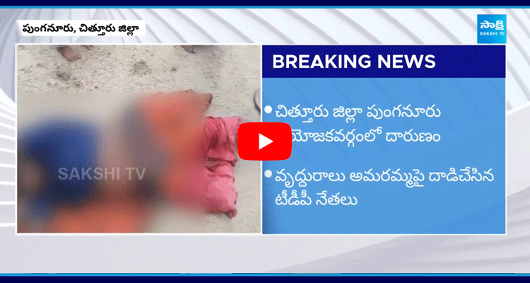 TDP Leaders Attack On Old Age Woman 