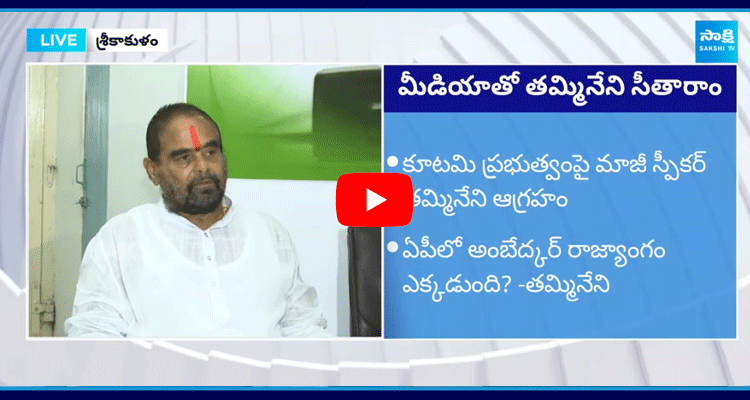 YSRCP Thammineni Seetharam Comments On TDP Alliance Govt