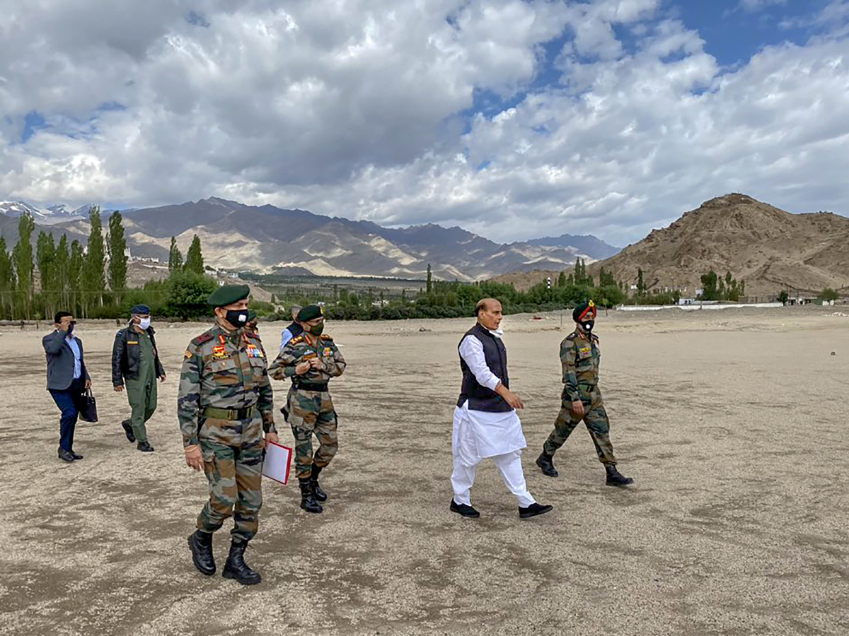 Defence Minister Rajnath Singh Visits Ladakh Photo Gallery - Sakshi