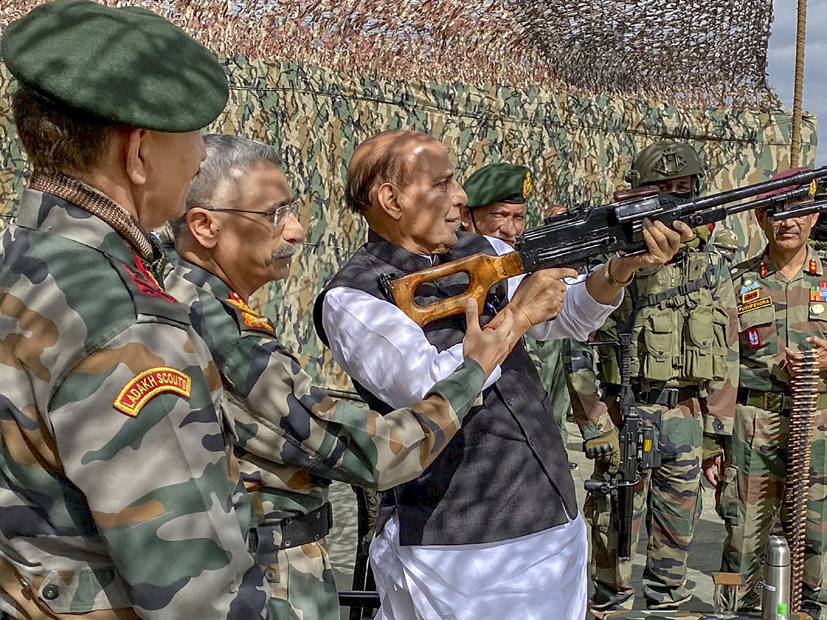 Defence Minister Rajnath Singh Visits Ladakh Photo Gallery - Sakshi