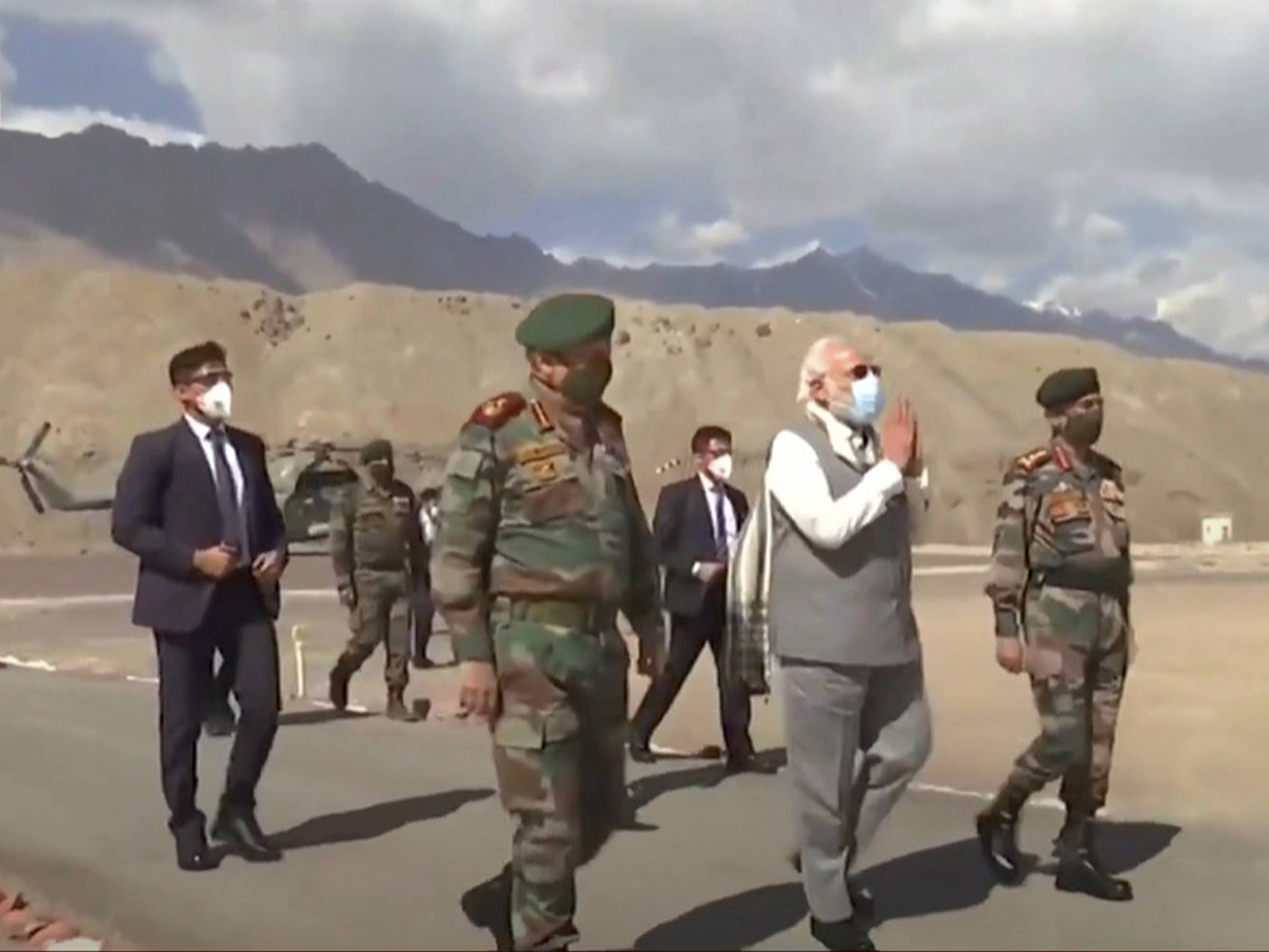 PM Narendra Modi Visit To Ladakh Photo Gallery - Sakshi