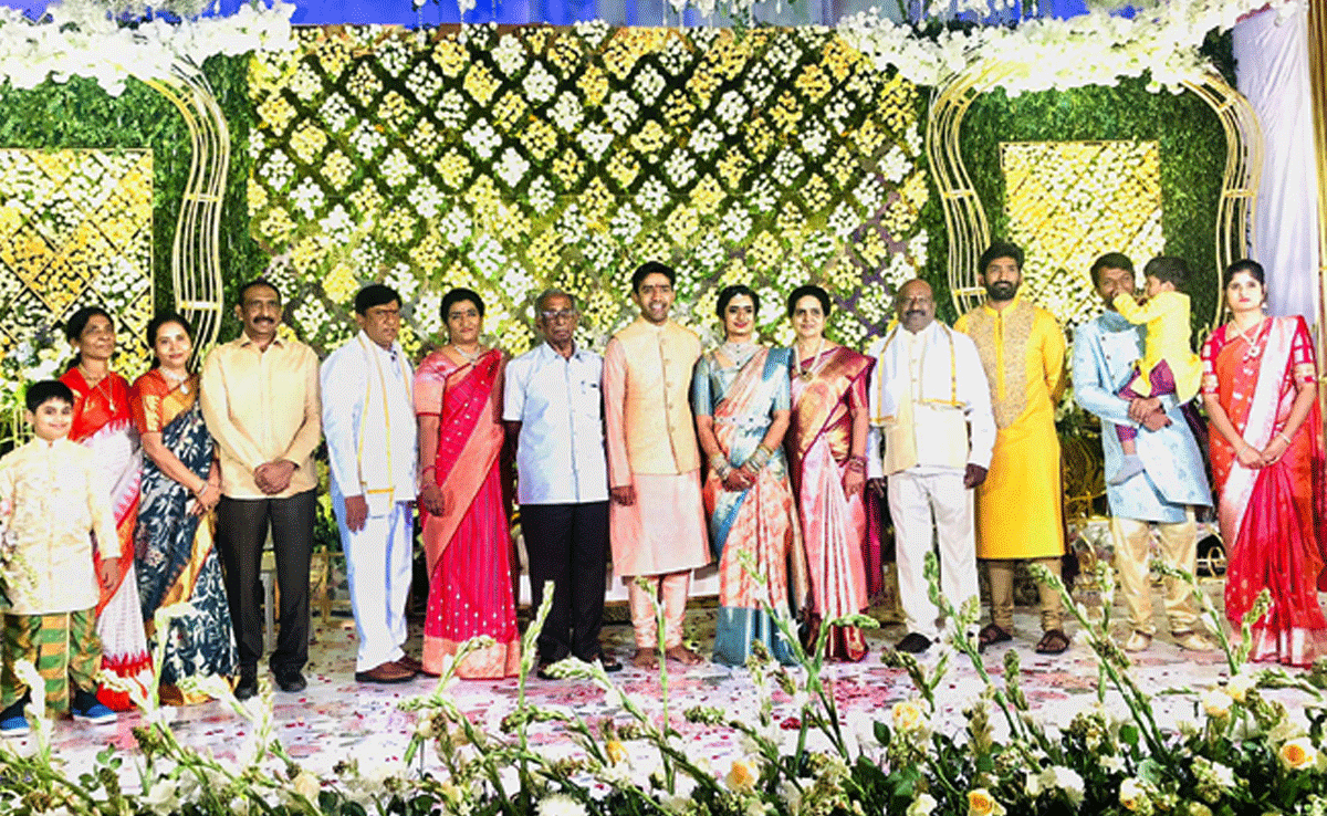 Cm kcr attended vinod kumar son engagement Function Photes  - Sakshi