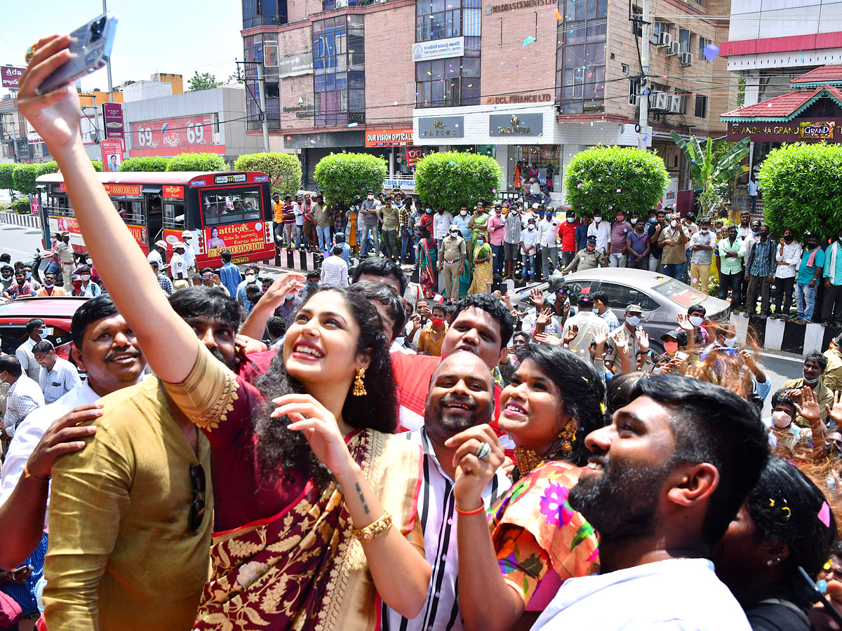 Actress Shriya Saran and Faria Abdullah At Mugdha Store Grand Opening  - Sakshi