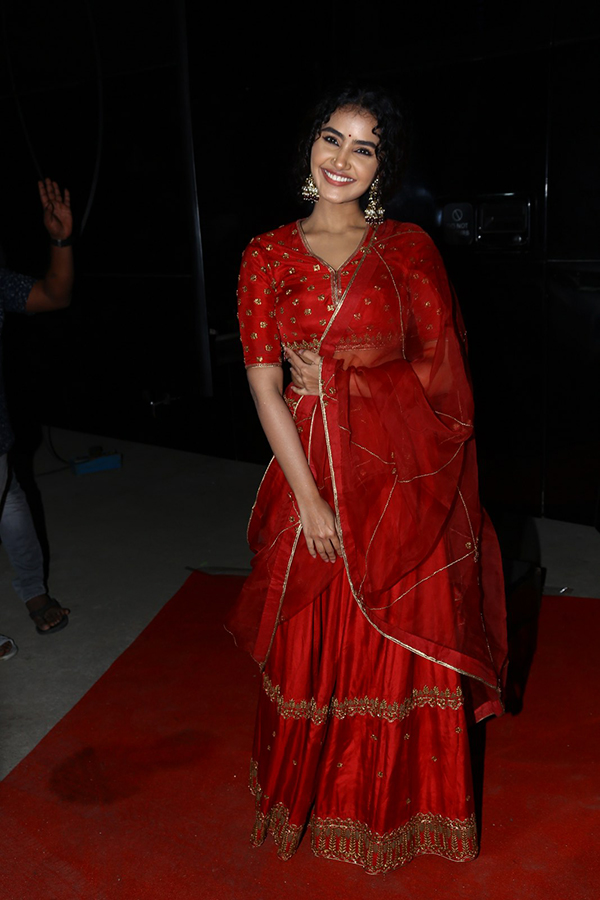 Actress Anupama Red Dress Images At Pages Pre Release - Sakshi