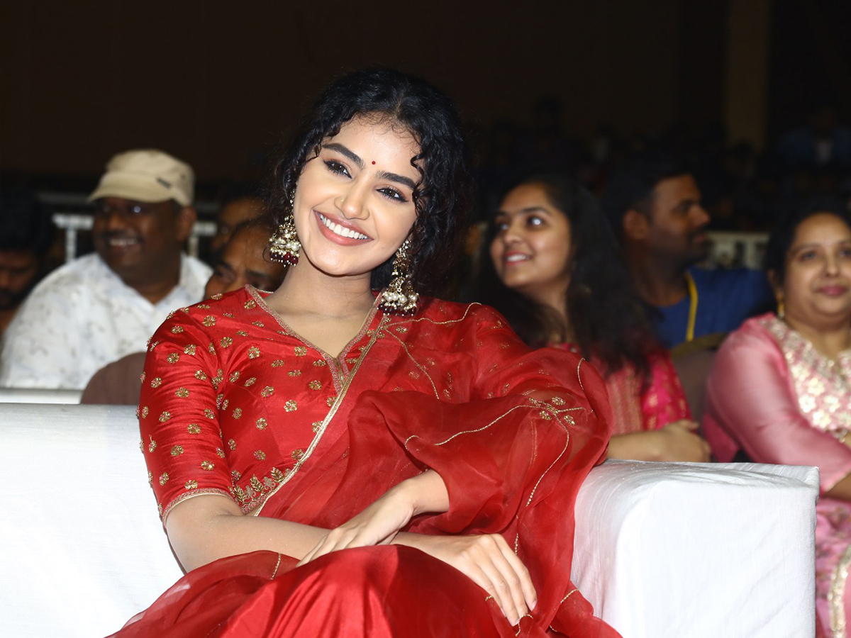 Actress Anupama Red Dress Images At Pages Pre Release - Sakshi