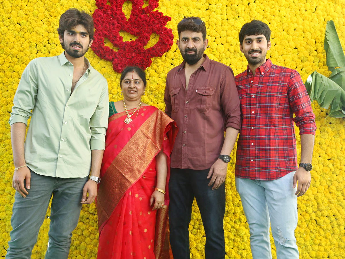 Mass Maharaja Ravi Teja Brother Son Movie Opening Photos - Sakshi