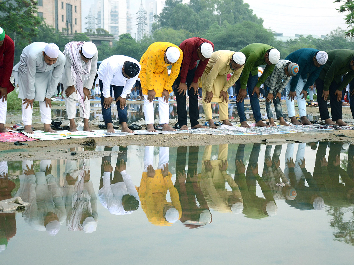 Eid al Adha Mubarak 2023 Bakrid Prayers Nationwide Photos - Sakshi