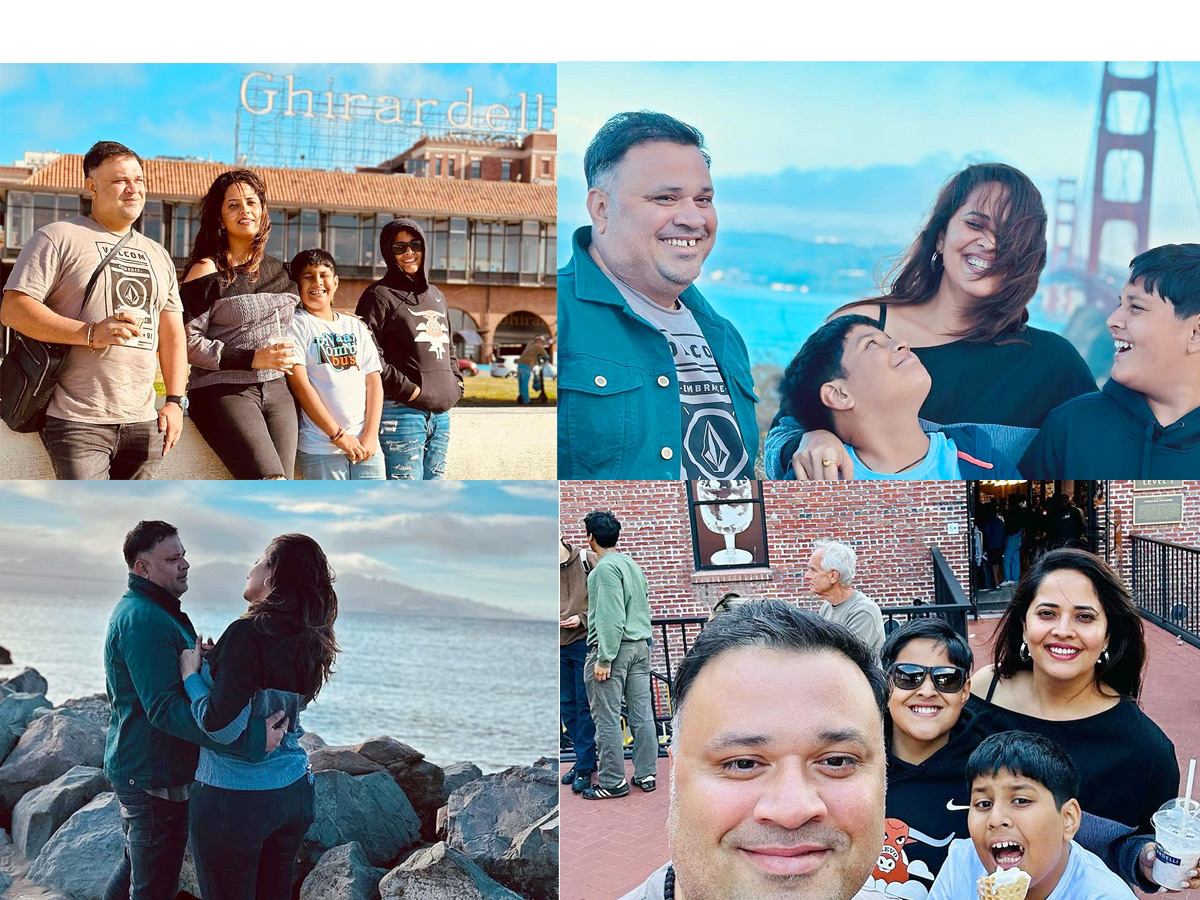 Anchor Anasuya Enjoying With Her Family in California Photos - Sakshi