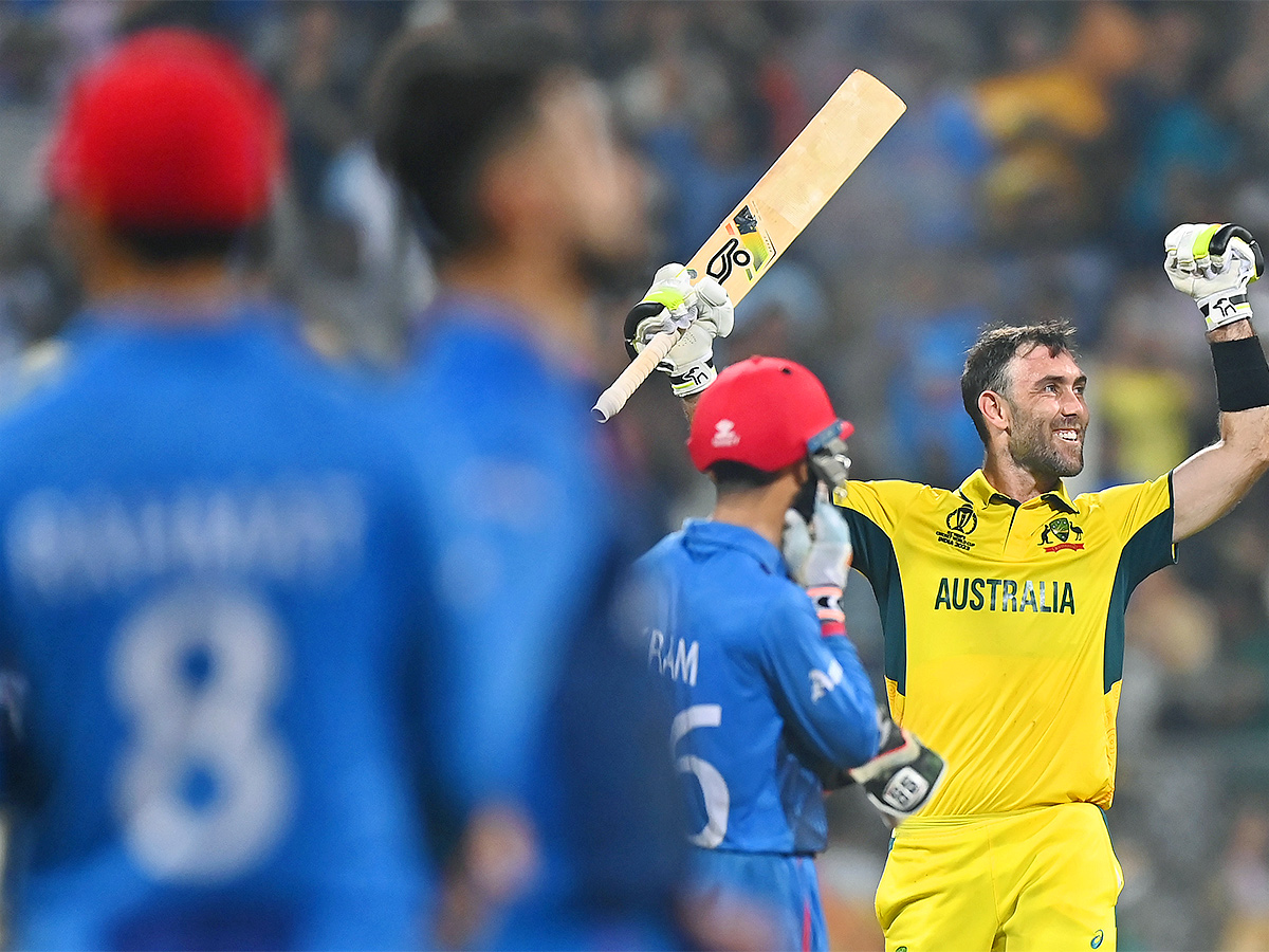 Glenn Maxwell Celebrates his double century Cricket World Cup 2023 - Sakshi