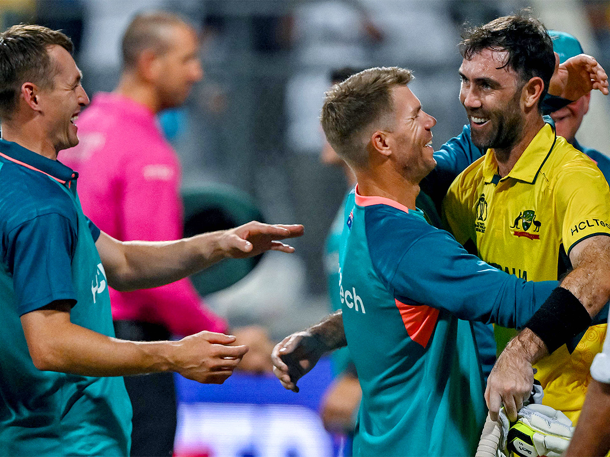 Glenn Maxwell Celebrates his double century Cricket World Cup 2023 - Sakshi