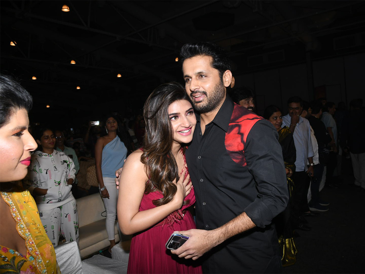 Nithiin Extra Ordinary Man Pre Release Event - Sakshi