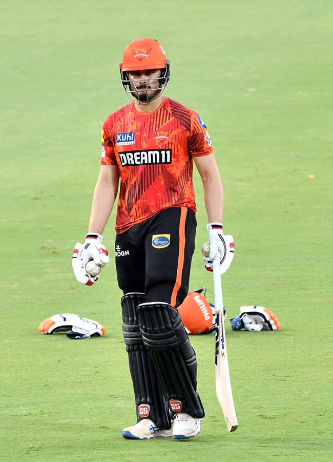 SRH and RR Players Practice Session At Uppal Stadium Special Photos