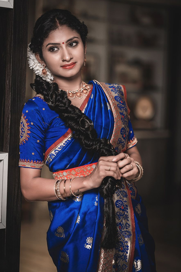 TV Actress Vishnu Priya Stunning Photos Goes Viral