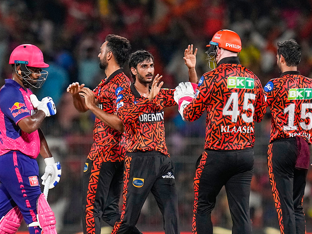 IPL Qualifier 2 cricket match between Rajasthan Royals and Sunrisers Hyderabad