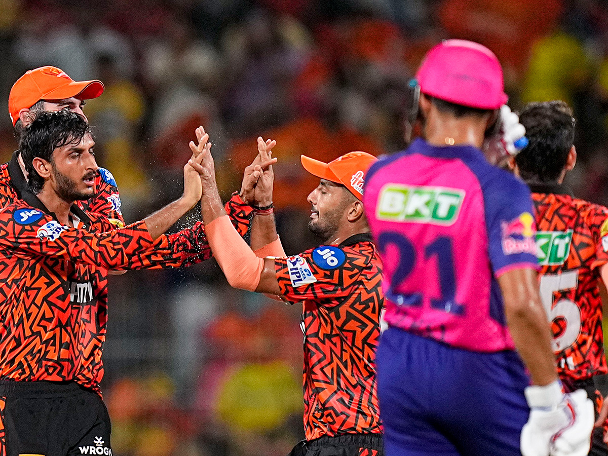 IPL Qualifier 2 cricket match between Rajasthan Royals and Sunrisers Hyderabad