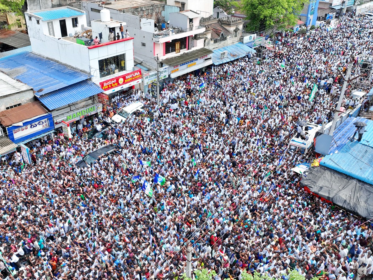 AP CM YS Jagan Public Meeting at Palamaneru Chittoor District Photos