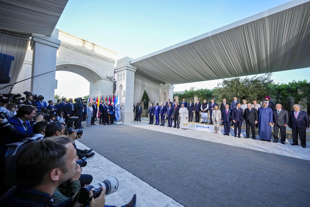 PM Modi meets the Pope and other world leaders at G7 Summit in Italy Photos