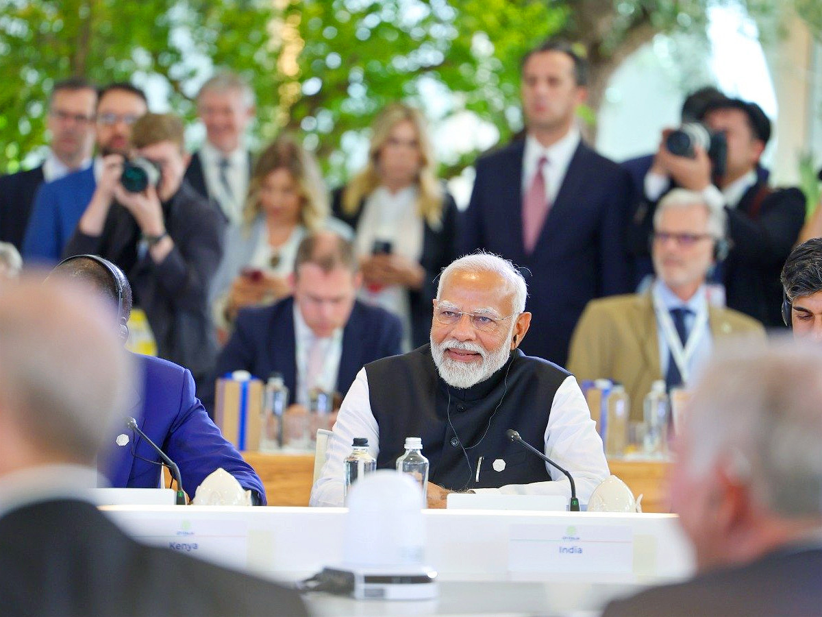 PM Modi meets the Pope and other world leaders at G7 Summit in Italy Photos