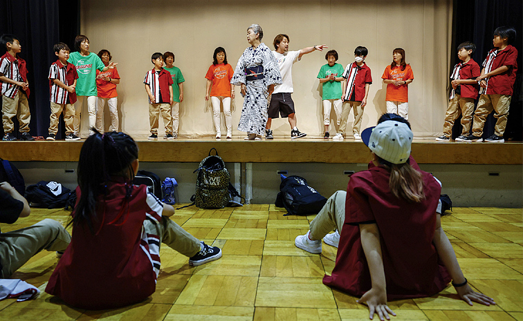 Dancers Start practising For The Olympics opening Show Photos