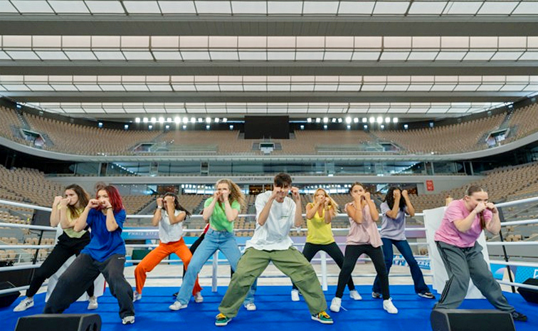 Dancers Start practising For The Olympics opening Show Photos
