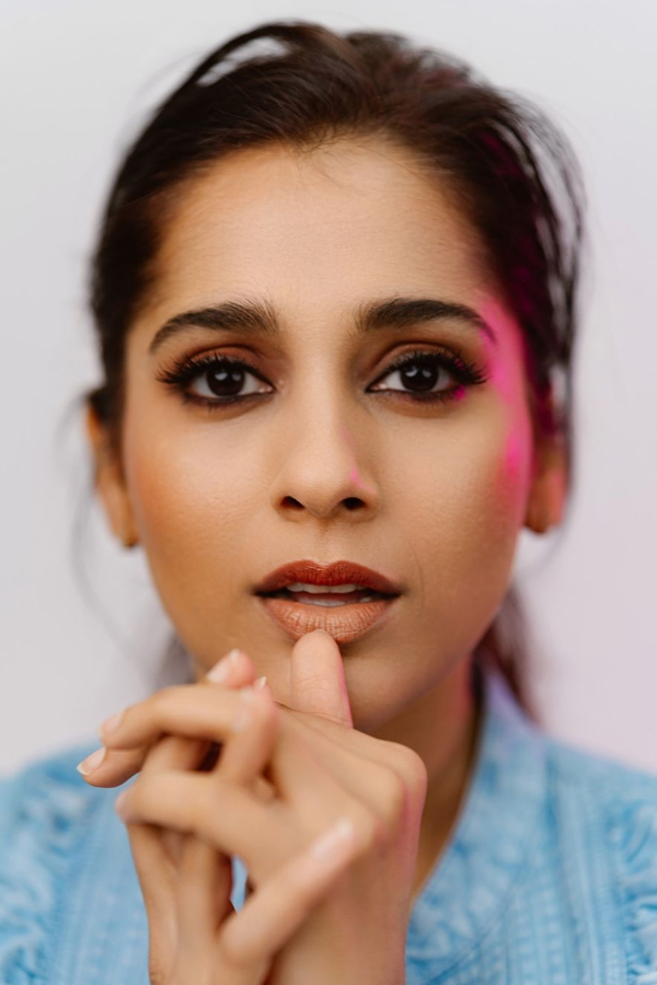 Rashmi Gautam Shared Closeup Still Photos In Blue Denim Jacket