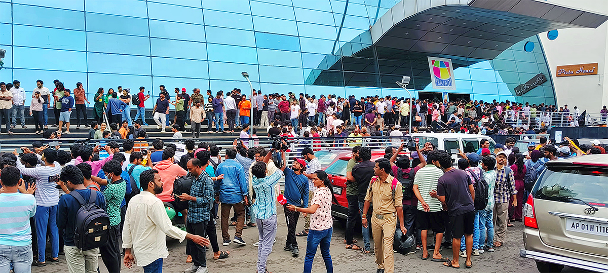 Kalki 2898 AD Fans Celebrations At Imax Theatre, Hyderabad 