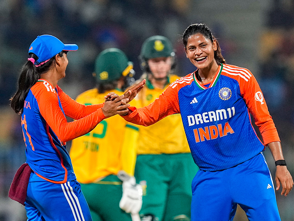 India Women vs South Africa Women 3rd T20 Match Photos