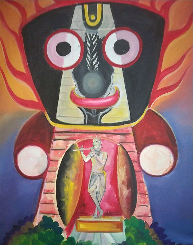 Display of Sri Jagannath's Art Photos