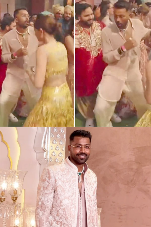 On A Night Full of love: Hardik Pandya At Anant Ambani Radhika Merchant Wedding Ceremony Photos5