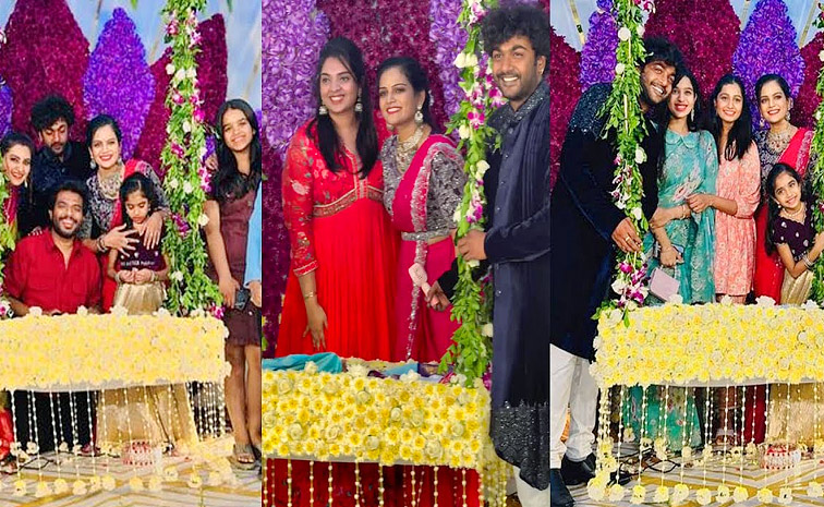 Tv Actress Maheshwari Son Naming Ceremony Photos17