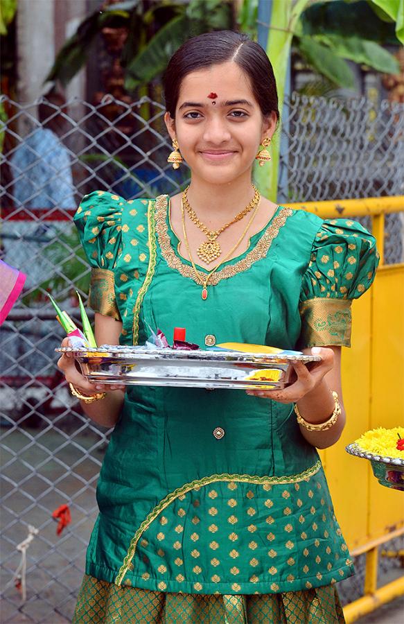 Ashada Masam Saree for Goddess Kanaka Durga 