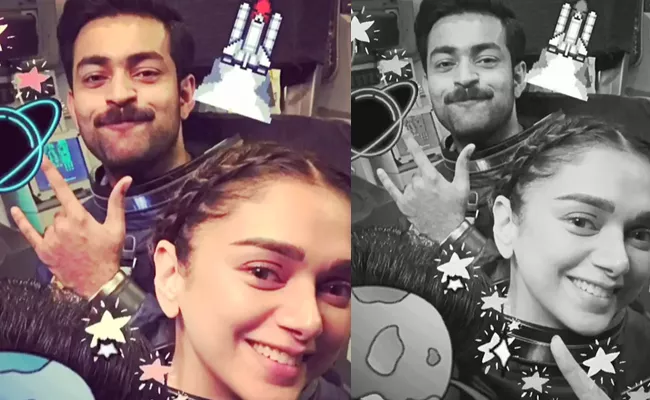 Varun Tej And Adirirao Hydari In Space Set - Sakshi