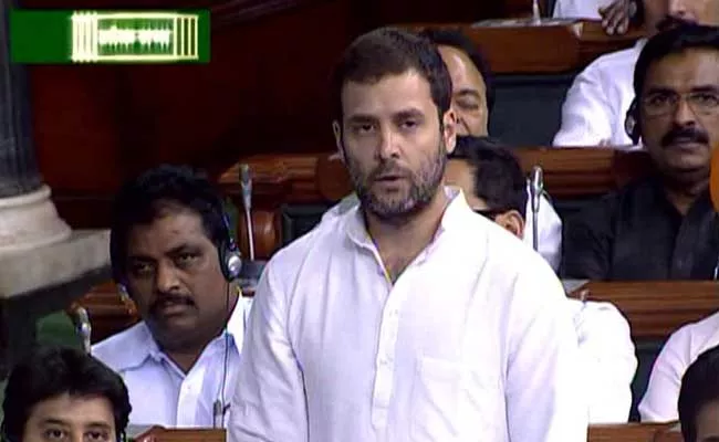 Rahul Gandhi targets Modi and his ministers - Sakshi