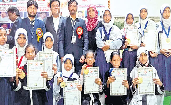 Telangana won 8 Gold Meddal in National National Martial Arts - Sakshi