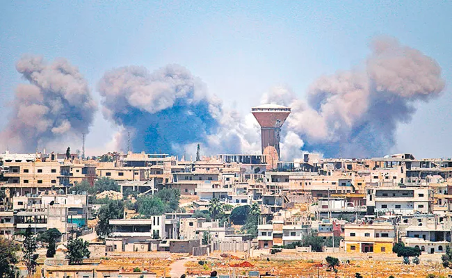 Rebels To Resume Truce Talks After Warplanes Pound South Syria - Sakshi