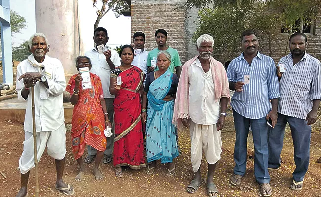  Villagers Who Show Voter Cards Are Heavily Lost - Sakshi