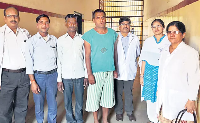 Mentally Handicapped Person Meet His Family After 12 Years - Sakshi