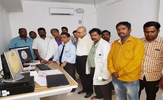 MRI Scanning Michine in Tirupati Ruia Hospital - Sakshi