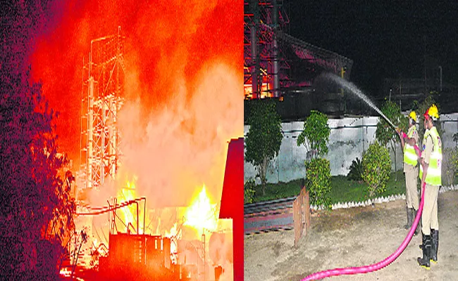 Fire Accident Occurred In Bhongiri Chemical Company - Sakshi