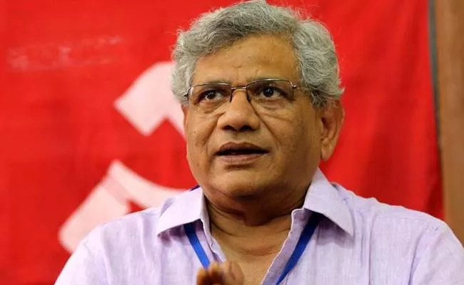 Sitaram Yechury Asks RSS Why They Claim Hindus Can Not Be Violent - Sakshi