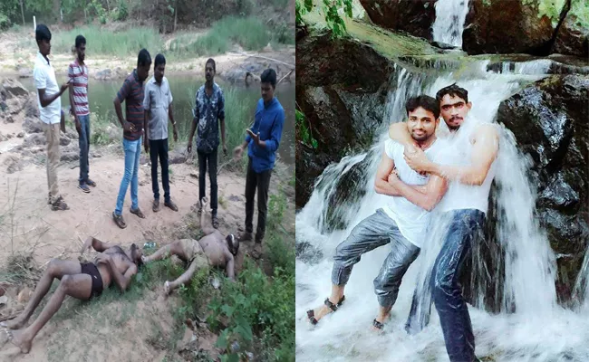 Two Men Died in River Pamuleru - Sakshi