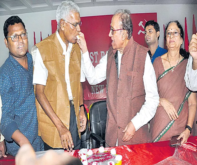 D. Raja takes over as CPI general secretary - Sakshi