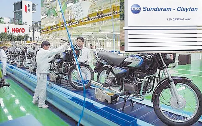 Hero MotoCorp announce temporary production shutdown amid slowdown - Sakshi