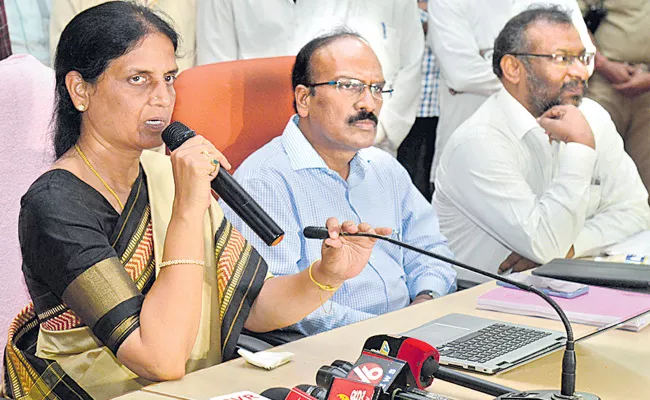 Sabitha Indra Reddy Says To Officials Focus Dropouts - Sakshi