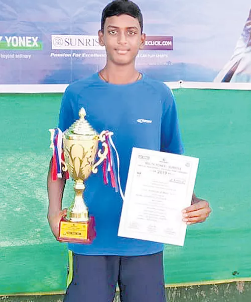 Vieeth Wins AITA Title First Time - Sakshi