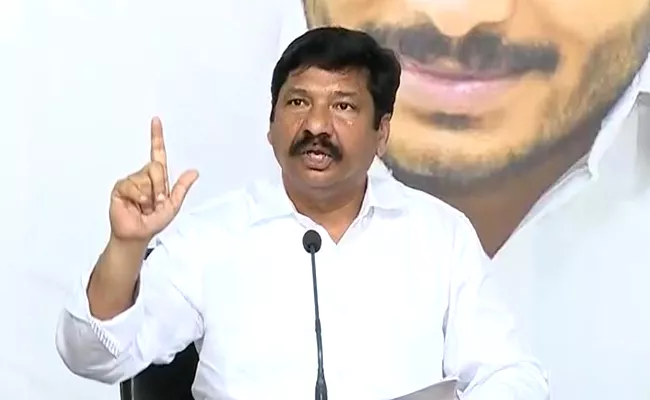 MLA Jogi Ramesh Fires On Chandrababu And Lokesh - Sakshi