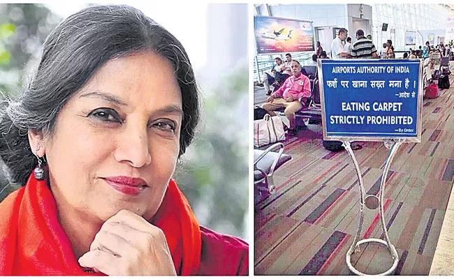 Shabana Azmi Posted A Photo On Instagram That Is A Signboard Photo - Sakshi