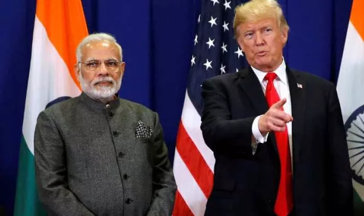 Donald Trump didnot know India-China share border - Sakshi